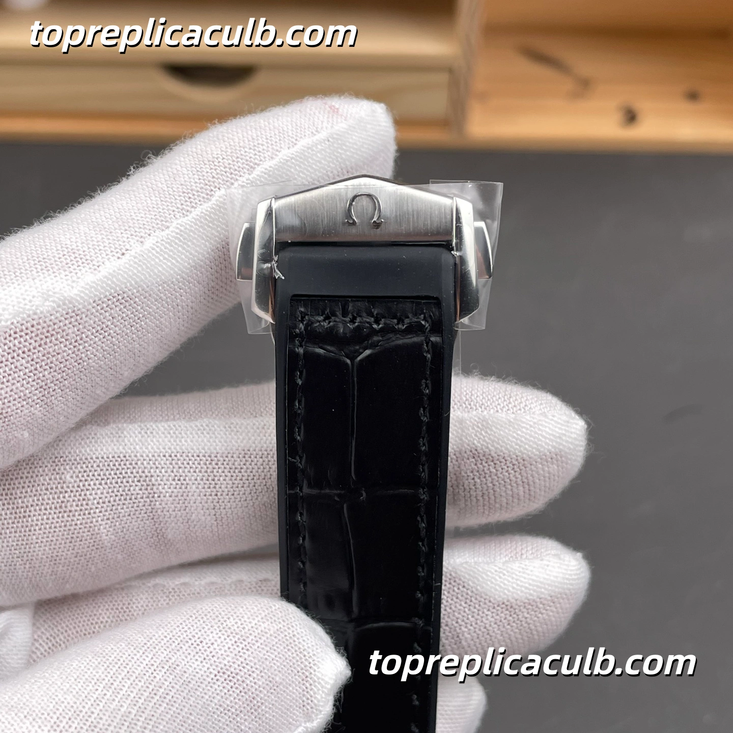 VS Factory Omega Constellation Ref.131.33.41.21.06.001 41MM Grey Linen Dial Leather Strap Super Clone Watch With 1:1 8900 Movement - Image 8