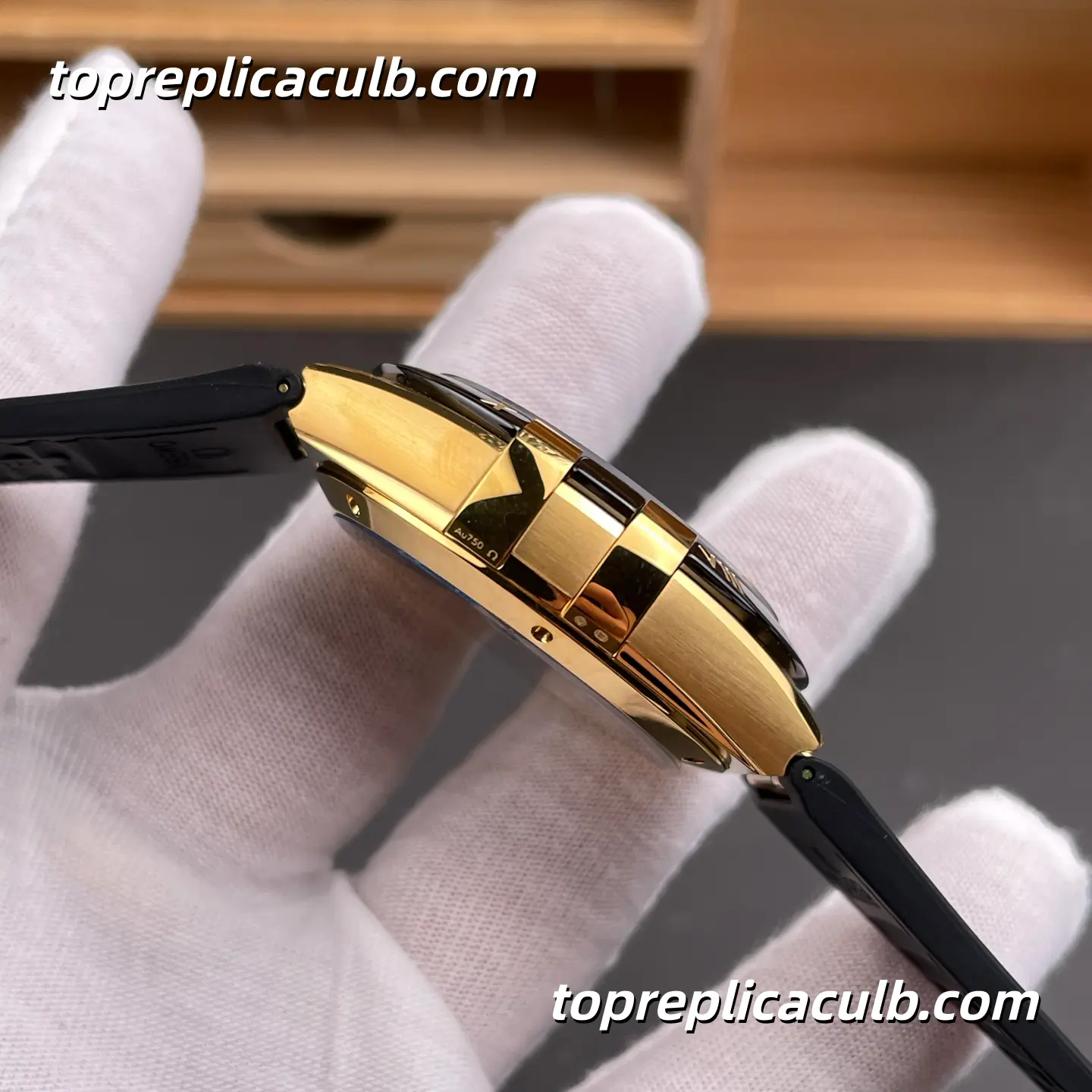 VS Factory Omega Constellation Ref.131.63.41.21.01.001 41MM Black Dial Yellow Gold Leather Strap Super Clone Watch With 1:1 8900 Movement - Image 7