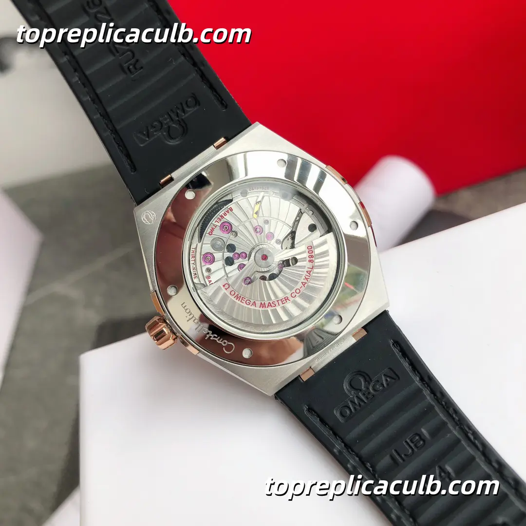 VS Factory Omega Constellation “Sedna Brown Manhattan” Ref.131.23.41.21.11.001 41MM Brown Dial Brown Leather Strap Super Clone Watch With 1:1 Replica 8900 Movement - Image 9
