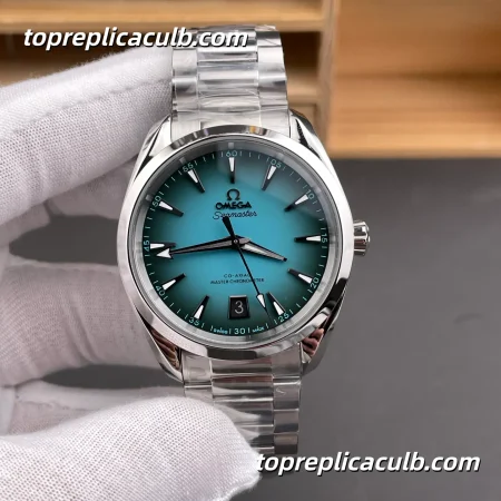 VS Factory Omega Seamaster Aqua Terra Ref.220.10.38.20.03.005 38MM Turquoise Green Gradient Dial Stainless Steel Bracelet Super Clone Watch