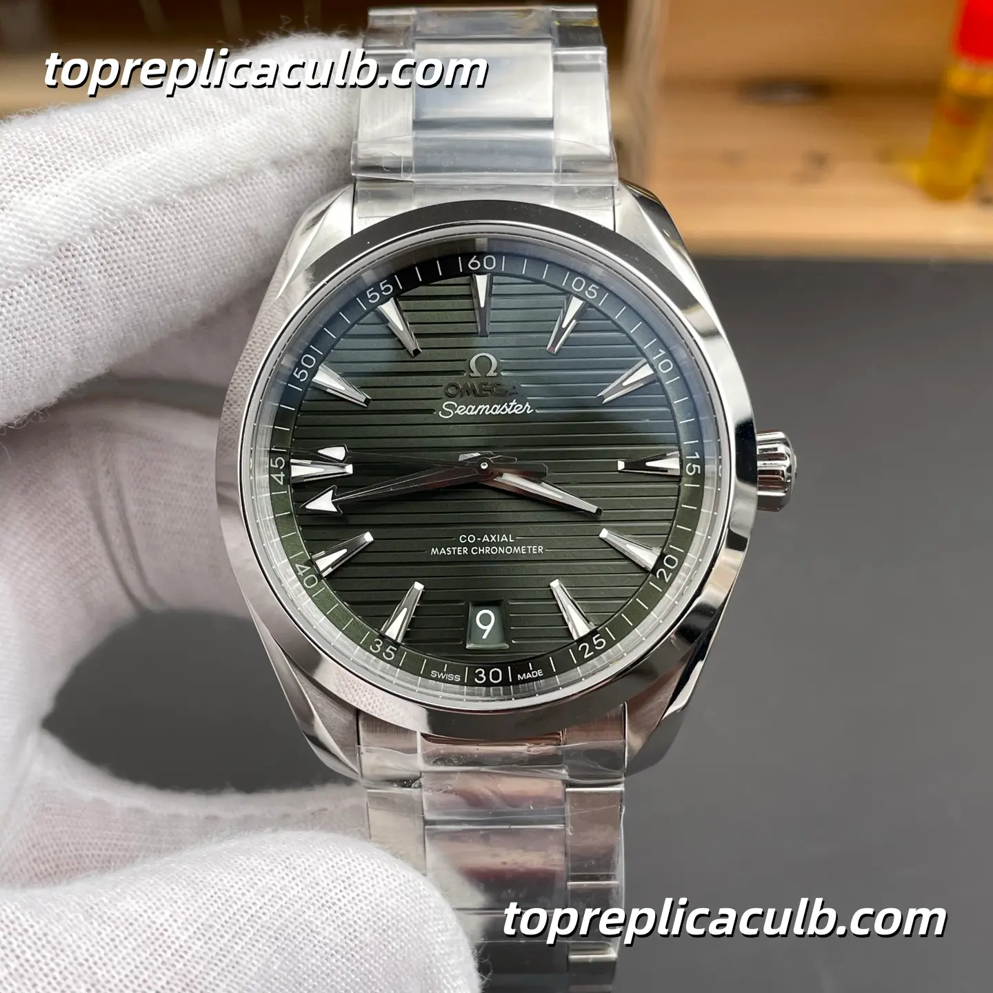 VS Factory Omega Seamaster Aqua Terra Ref.220.10.41.21.10.001 41MM Green Dial Super Clone Watch