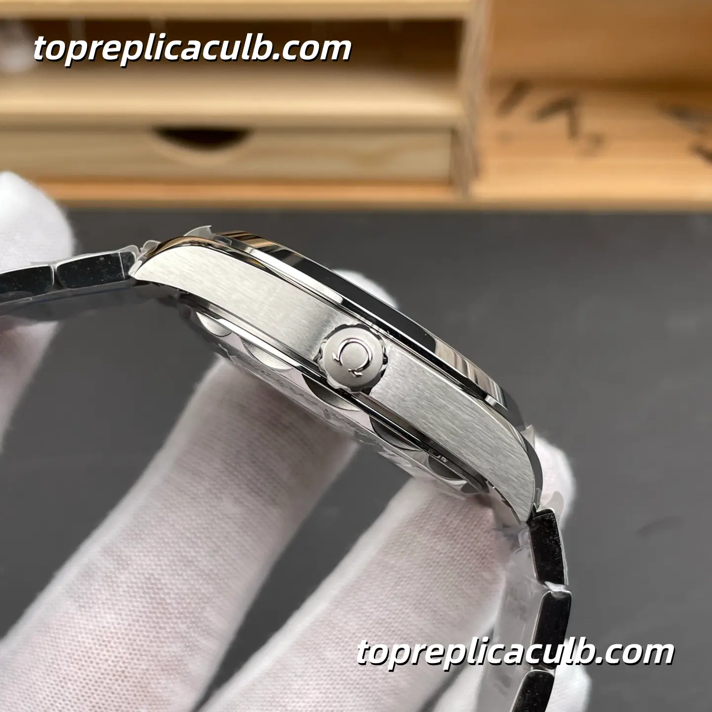 VS Factory Omega Seamaster Aqua Terra “Skyfall” Ref.220.10.41.21.03.004 41MM Blue Teak Dial Stainless Steel Bracelet Super Clone Watch With 1:1 Replica 8900 Movement - Image 5