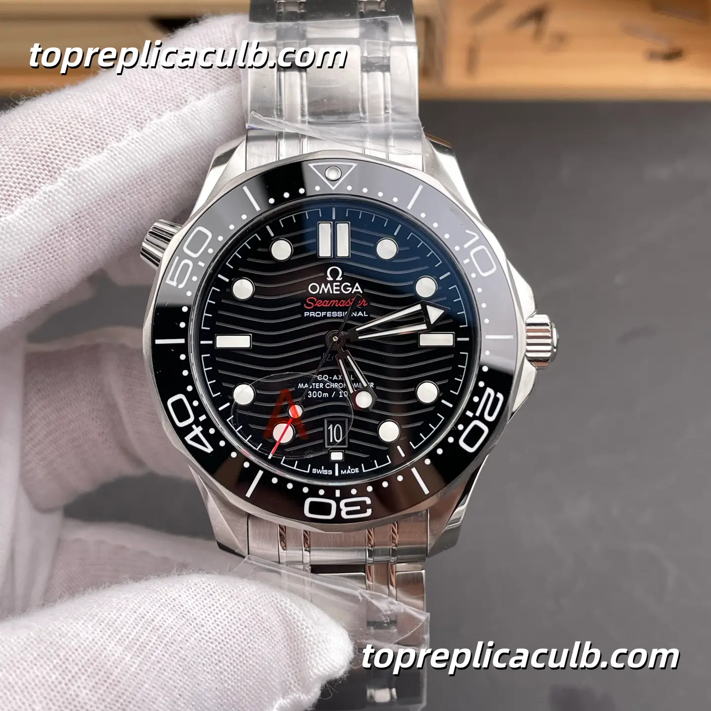 VS Factory Omega Seamaster Diver 300M Ref.210.30.42.20.01.001 42MM Black Ceramic Dial Stainless Steel Bracelet 8800 Movement Super Clone Watch