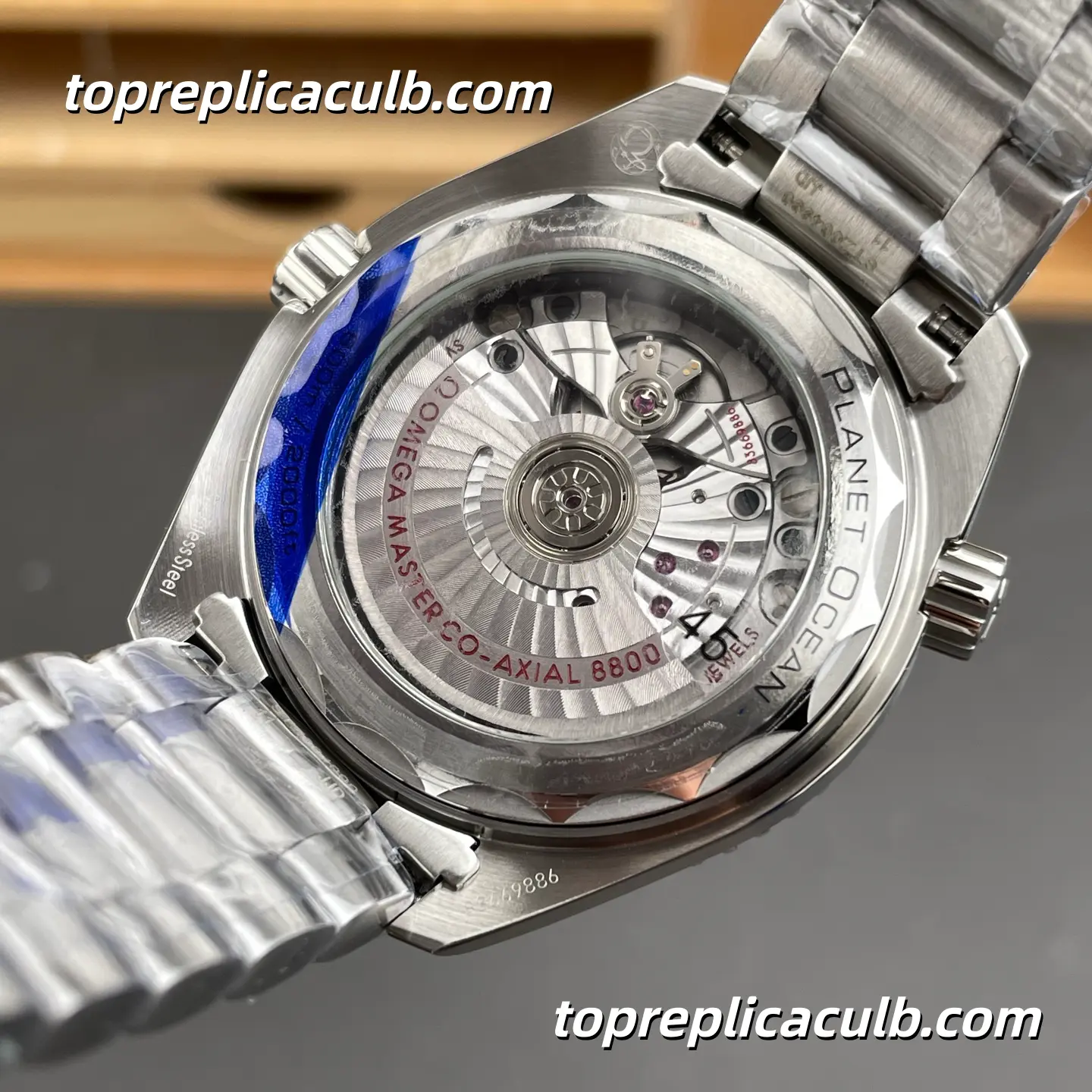 VS Factory Omega Seamaster Planet Ocean Ref.232.30.38.20.04.001 37.5MM White Dial Stainless Steel Bracelet 8800 Movement Super Clone Watch - Image 7