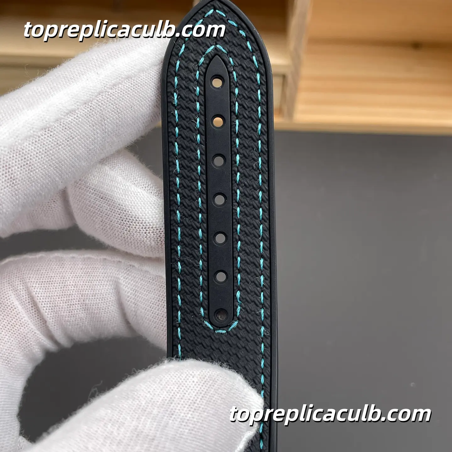 VS Factory Omega Seamaster Planet Ocean Worldtimer Ref.215.92.46.22.01.006 45.5MM Black Turquoise Worldtimer Dial Black Ceramic Bezel Rubber Strap Super Clone Watch With 1:1 Replica 8938 Movement - Image 9