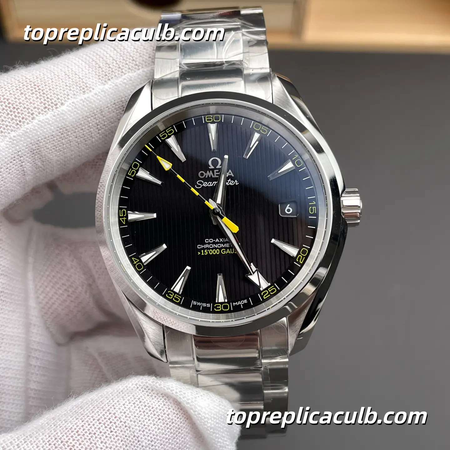 VS Factory Omega Seamaster Ref.231.10.42.21.01.002 “Bumblebee” 41.5MM Black Dial Super Clone Watch