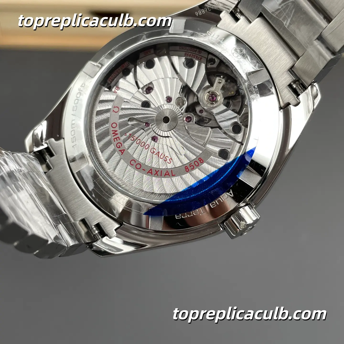 VS Factory Omega Seamaster Ref.231.10.42.21.01.002 “Bumblebee” 41.5MM Black Dial Super Clone Watch with Stainless Steel Bracelet and 1:1 Clone 8508 Automatic Movement - Image 7