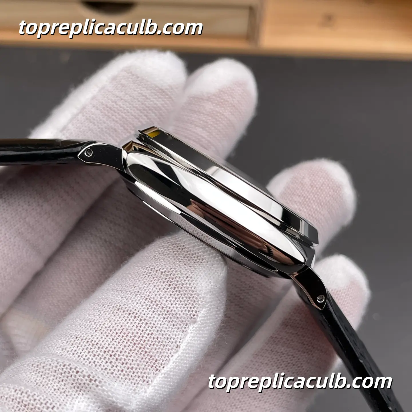 VS Factory Panerai Luminor Due “Silver Moon” PAM01249 42MM Stainless Steel Case Sunburst Silver Dial Super Clone Watch With P.900 Automatic Movement - Image 6
