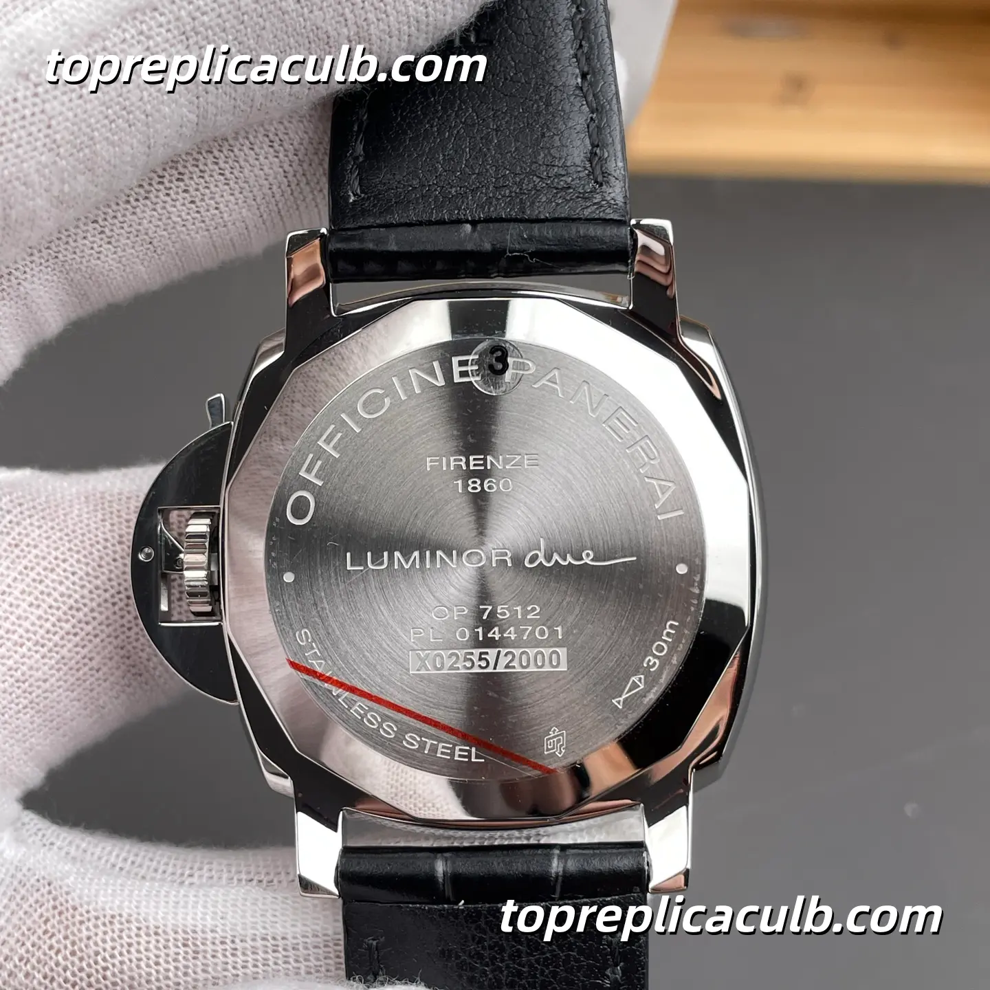 VS Factory Panerai Luminor Due “Silver Moon” PAM01249 42MM Stainless Steel Case Sunburst Silver Dial Super Clone Watch With P.900 Automatic Movement - Image 7