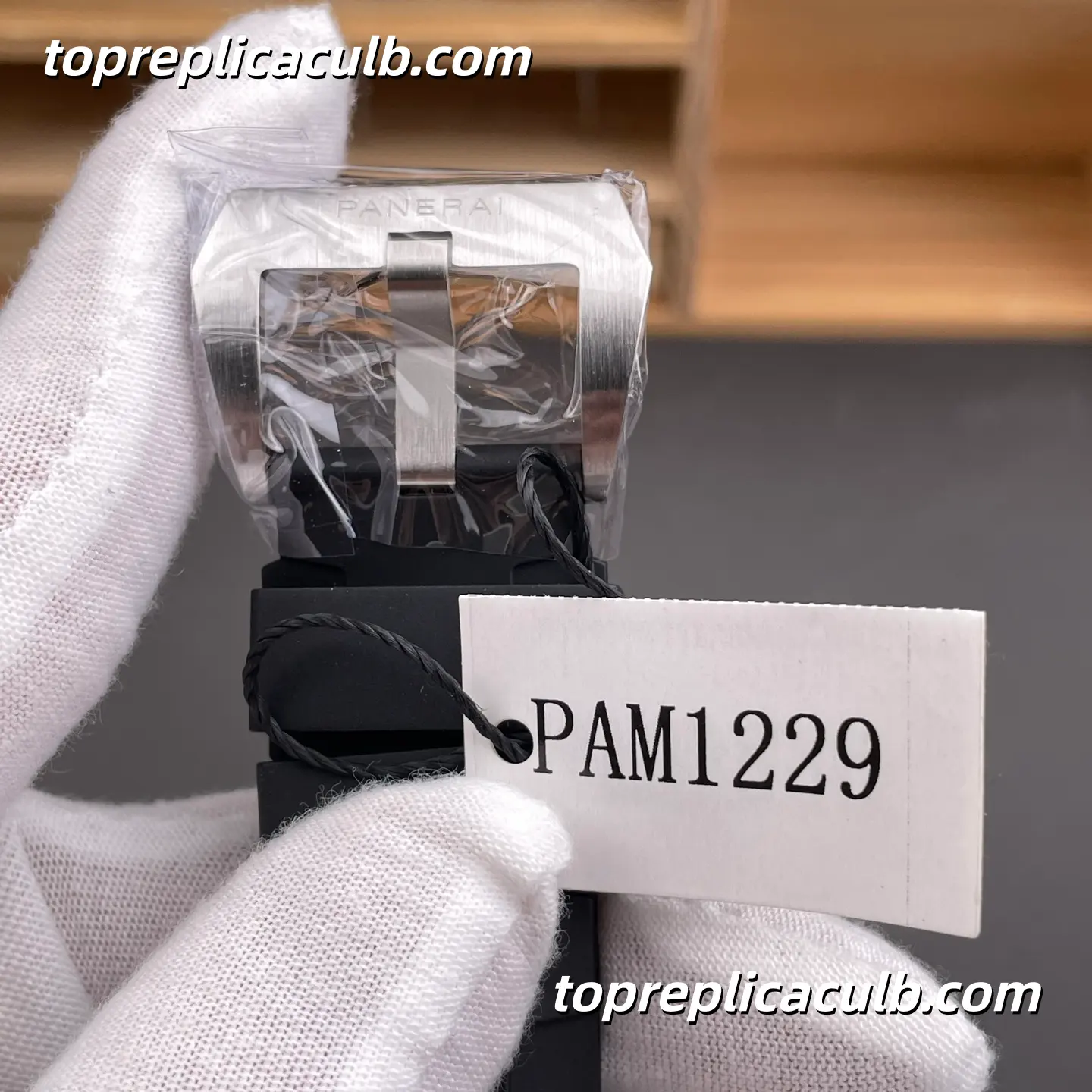 VS Factory Panerai Submersible “Blue Ocean” PAM01229 42MM Stainless Steel Case Black Dial Blue Accents Super Clone Watch With 1:1 P.900 Automatic Movement - Image 8