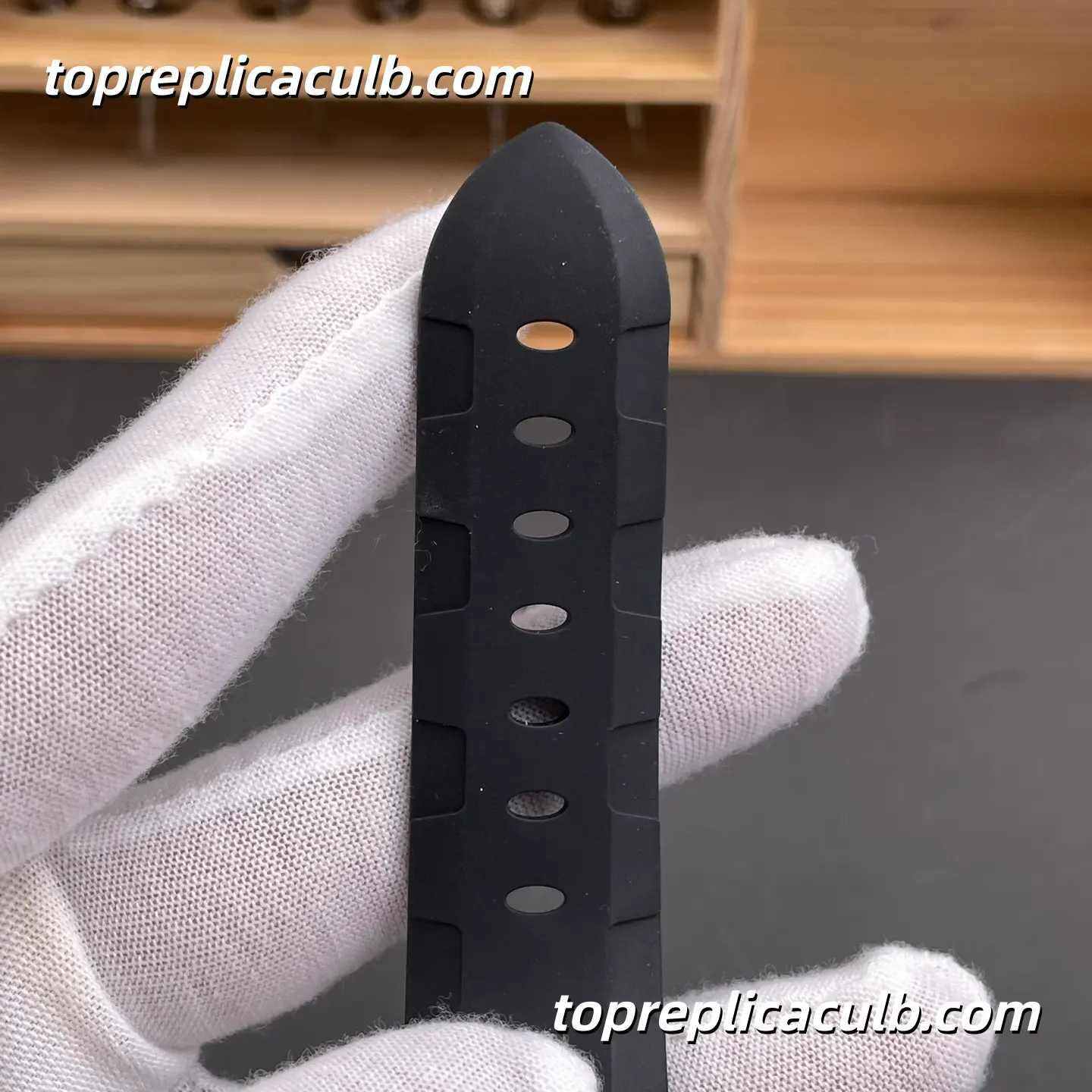 VS Factory Panerai Submersible “Blue Shark” PAM02231 44MM Carbotech Style Case Matte Black Dial Blue Accents Super Clone Watch With P.900 Automatic Movement - Image 9