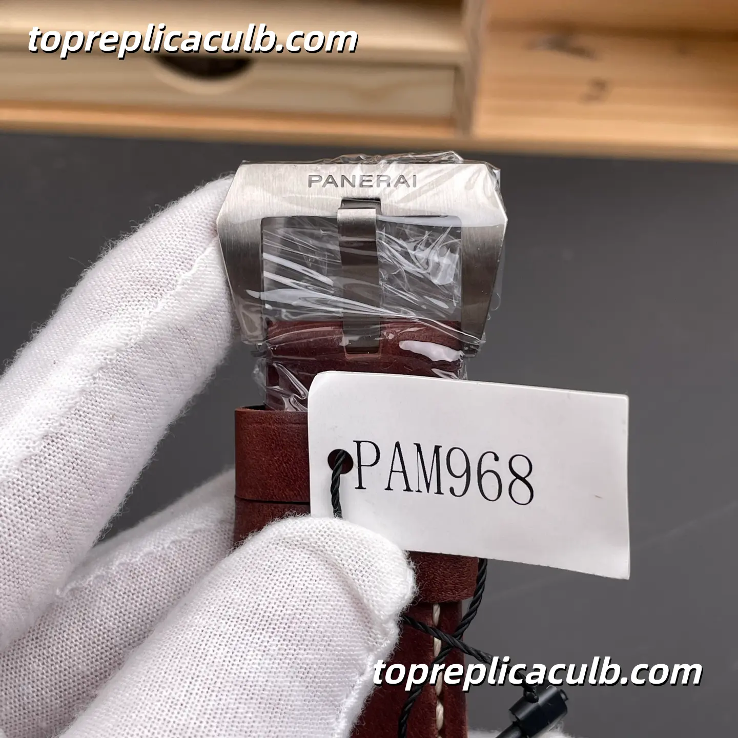 VS Factory Panerai Submersible Bronzo Blu Abisso PAM00968 47MM Bronze Case Brown Ceramic Bezel Brown Gradient Dial Super Clone Watch With Cal.P.9010 Automatic Movement - Image 8