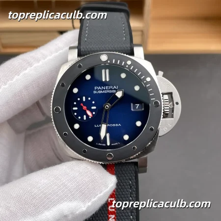 VS Factory Panerai Submersible Luna Rossa “Blue Tide” PAM01565 42MM Blue Gradient Dial Black Ceramic Bezel Super Clone Watch