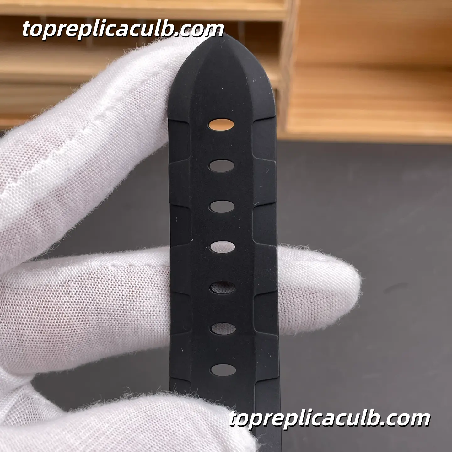 VS Factory Panerai Submersible “Rose Gold Black Shark” PAM02164 42MM Rose Gold Case Matte Black Dial Black Ceramic Bezel Super Clone Watch With P.900 Automatic Movement - Image 9