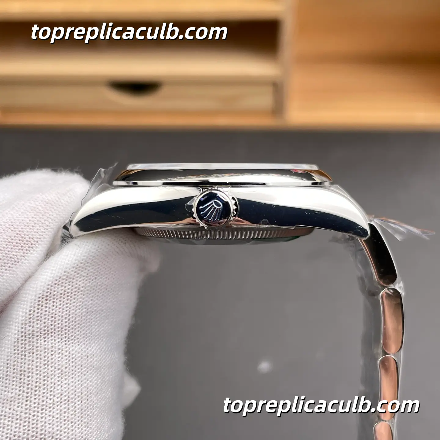 Rolex Oyster Perpetual 41MM 134300-0006 Light Green Dial Oyster Bracelet Super Clone Watch - Image 5