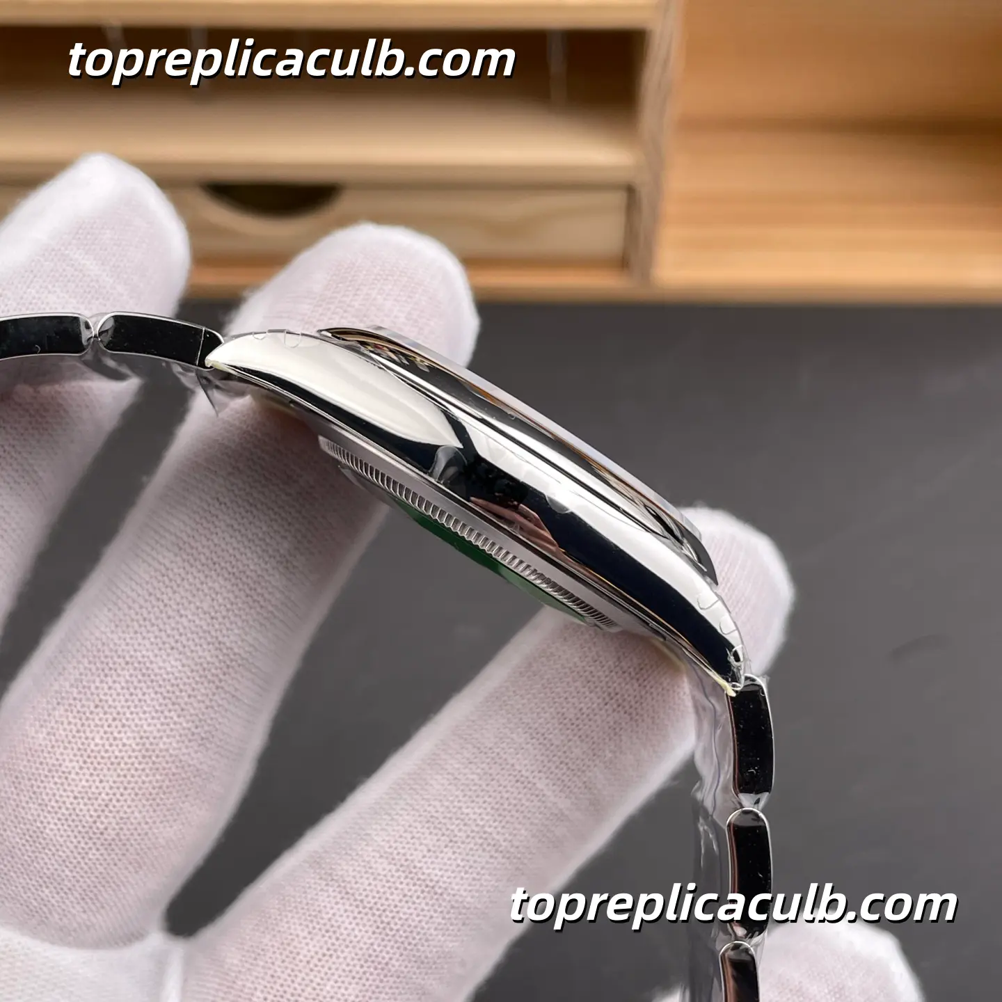 Rolex Oyster Perpetual 41MM 134300-0007 Salmon Dial Oyster Bracelet Super Clone Watch - Image 6