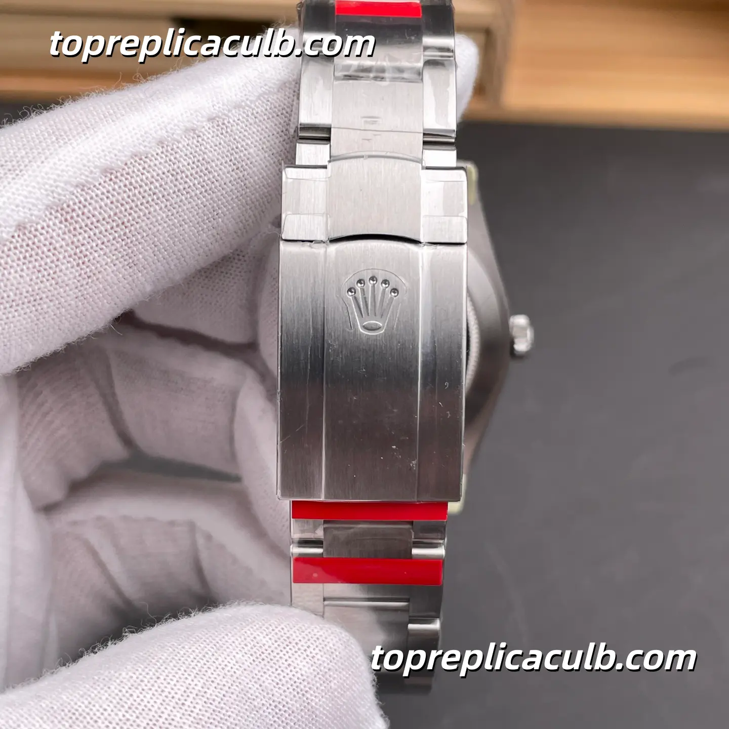 Rolex Oyster Perpetual 41MM 134300-0007 Salmon Dial Oyster Bracelet Super Clone Watch - Image 9