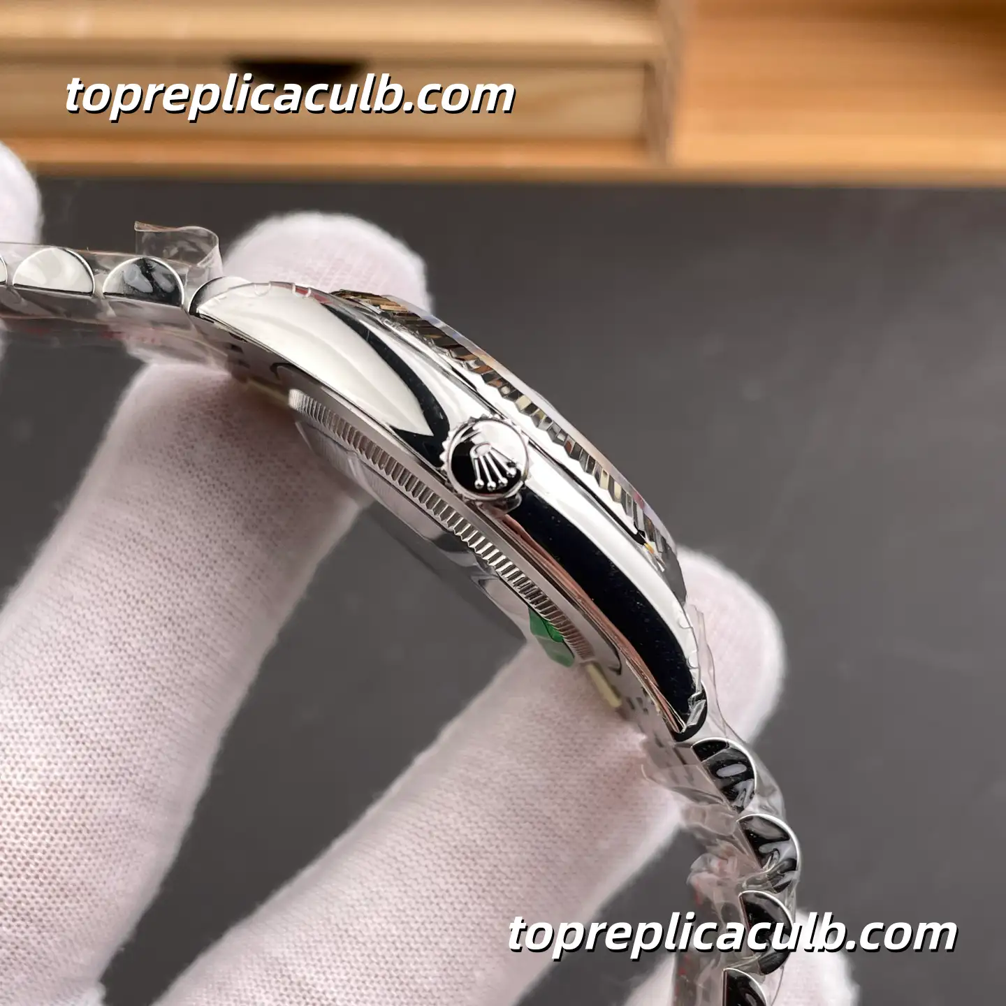 Rolex Datejust 126234-0059 36MM Green Sunburst Dial Fluted Bezel Jubilee Bracelet Super Clone Watch with 3235 Movement - Image 5