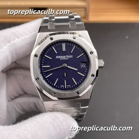 ZF Factory Audemars Piguet Royal Oak Jumbo Extra-Thin 39MM 16202BC.OO.1240BC.02 Smoked Blue Dial White Gold Style Super Clone Watch