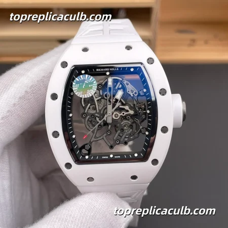 ZF Factory Richard Mille RM055 White Ceramic V3 49.9x42.7MM RMUL2 Movement Super Clone Watch