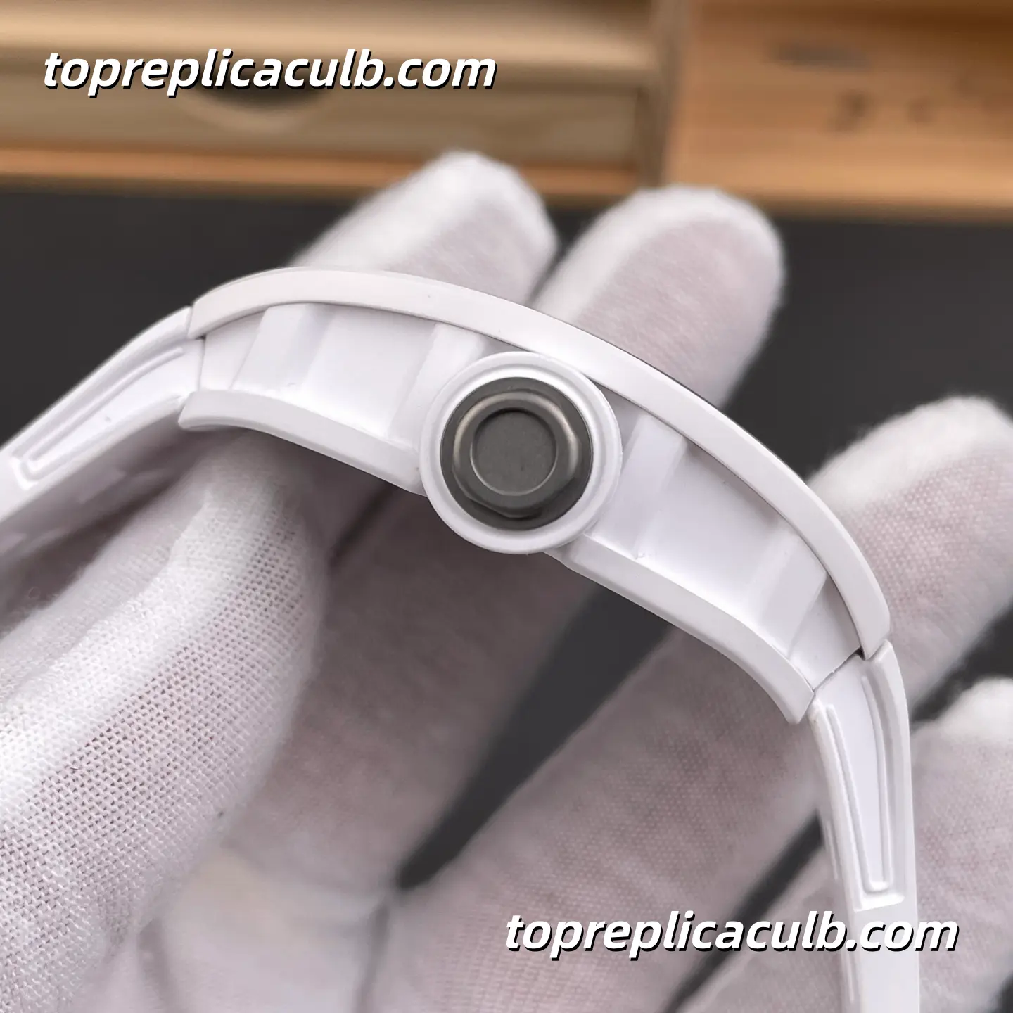 ZF Factory Richard Mille RM055 White Ceramic V3 49.9x42.7MM RMUL2 Movement Super Clone Watch - Image 6