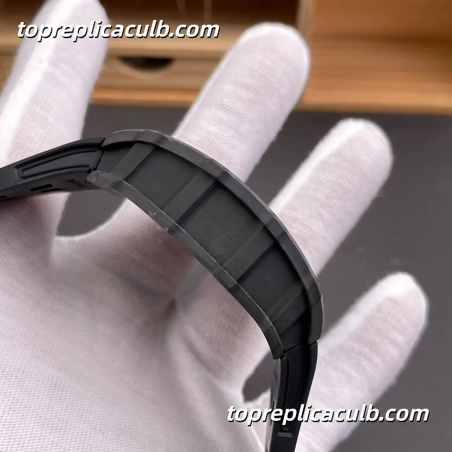 ZF Factory Richard Mille RM35-01 Rafael Nadal Black Red Carbon Fiber Skeleton Dial 51x42mm Super Clone Watch With RMUL3 Movement - Image 7