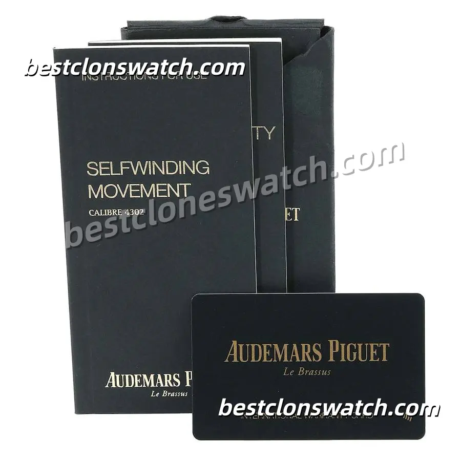 Audemars Piguet Classic Octagon Watch Box Set with Manuals and Warranty Booklets for Replica & Super Clone Watches - Image 2