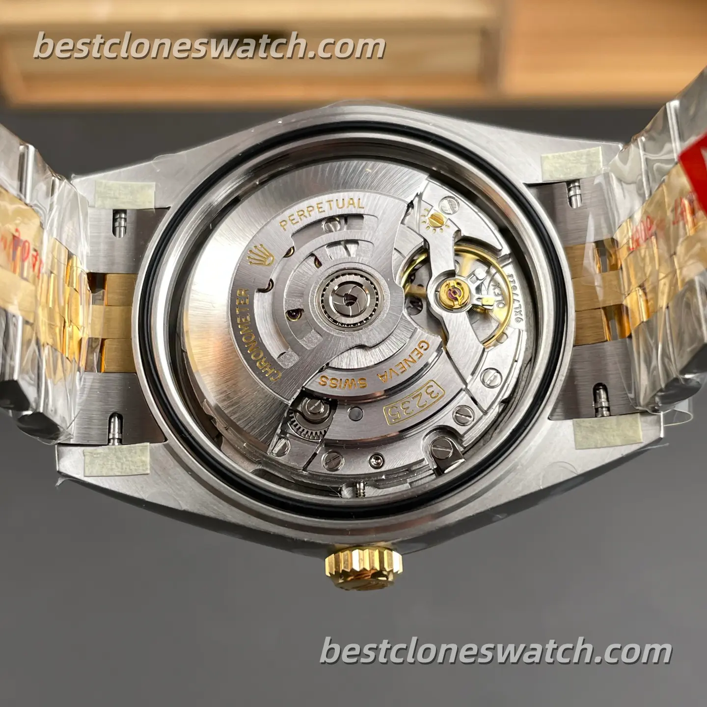 Rolex DateJust 41MM 126333-0020 Wimbledon Grey Roman Dial Two Tone Jubilee Bracelet Super Clone Watch with 3235 Movement - Image 7