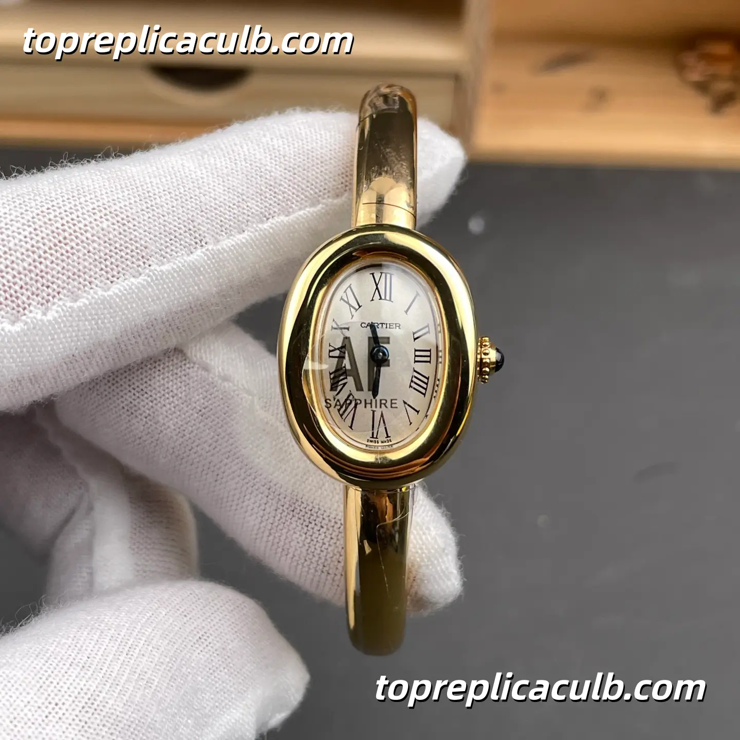 AF Factory Cartier Baignoire No.16 Super Clone Watch Silver Dial WGBA0021