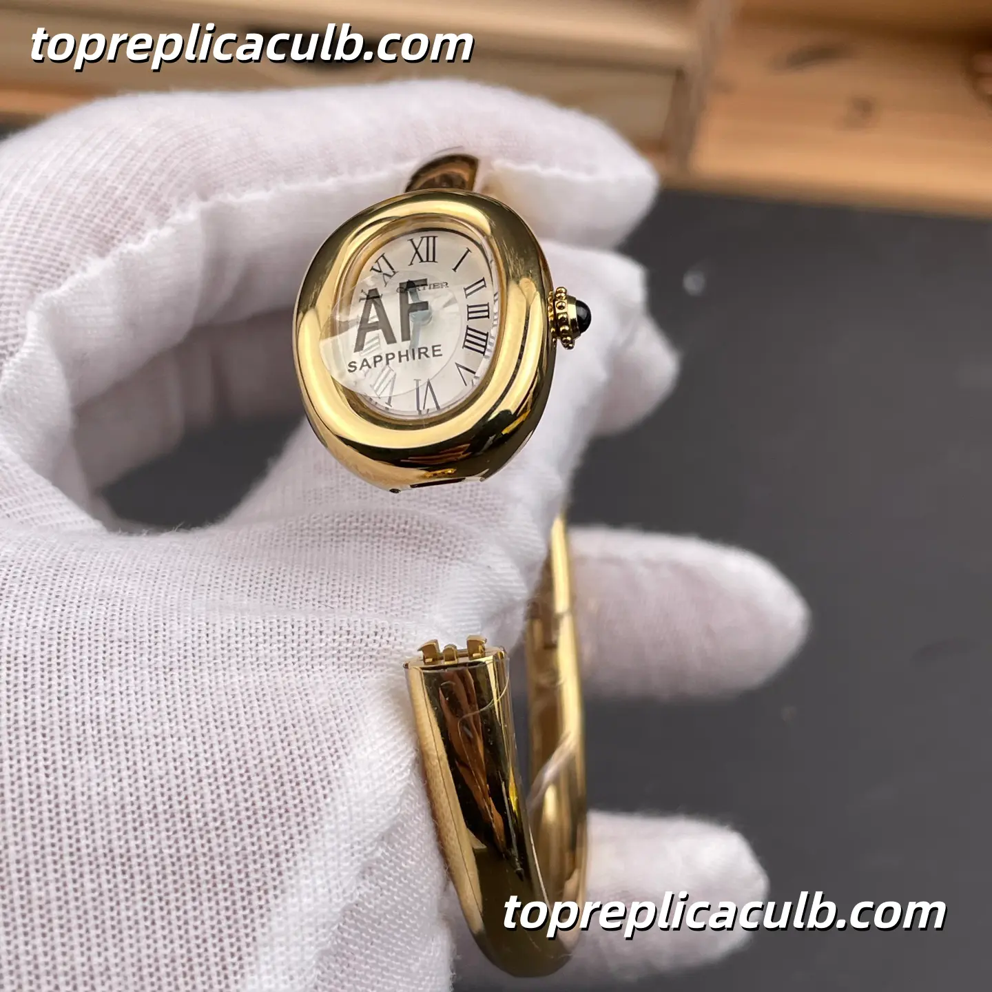 AF Factory Cartier Baignoire No.16 Super Clone Watch Silver Dial WGBA0021 - Image 8