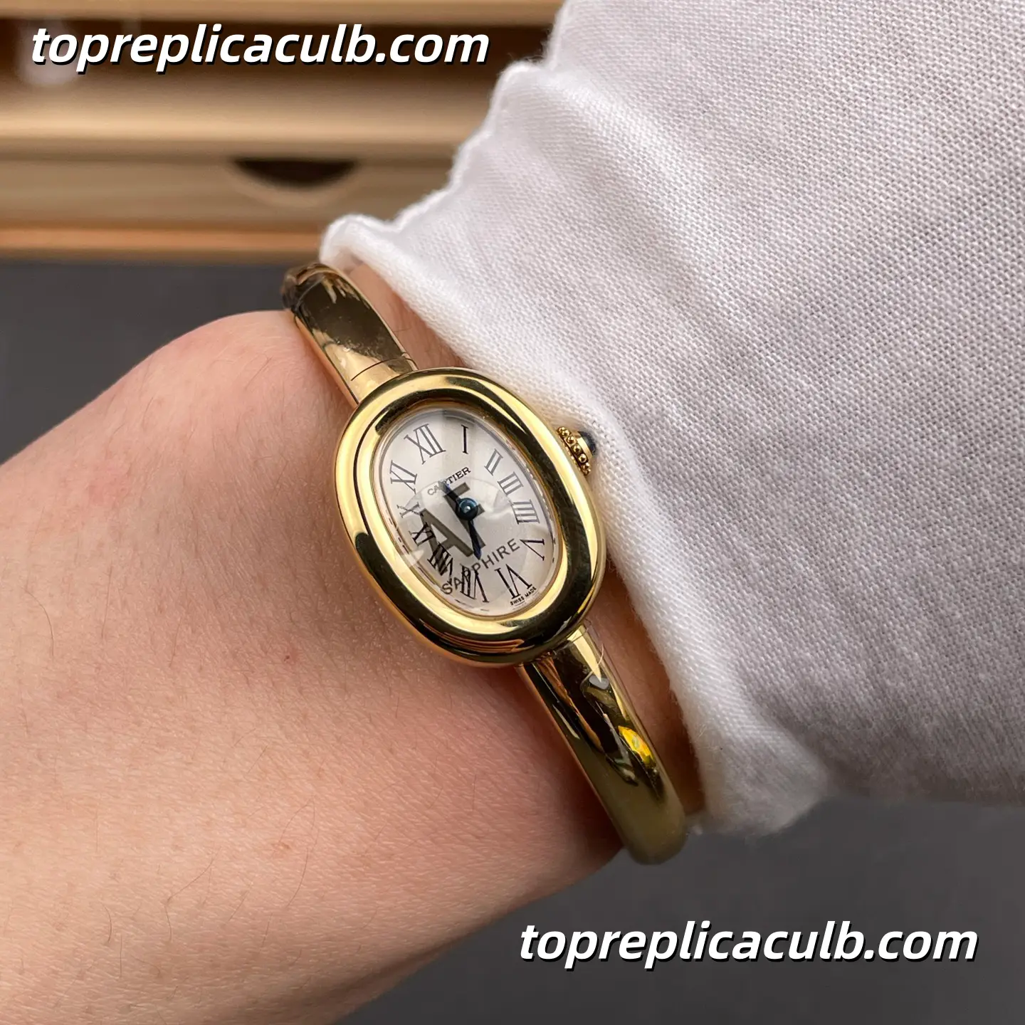 AF Factory Cartier Baignoire No.16 Super Clone Watch Silver Dial WGBA0021 - Image 2