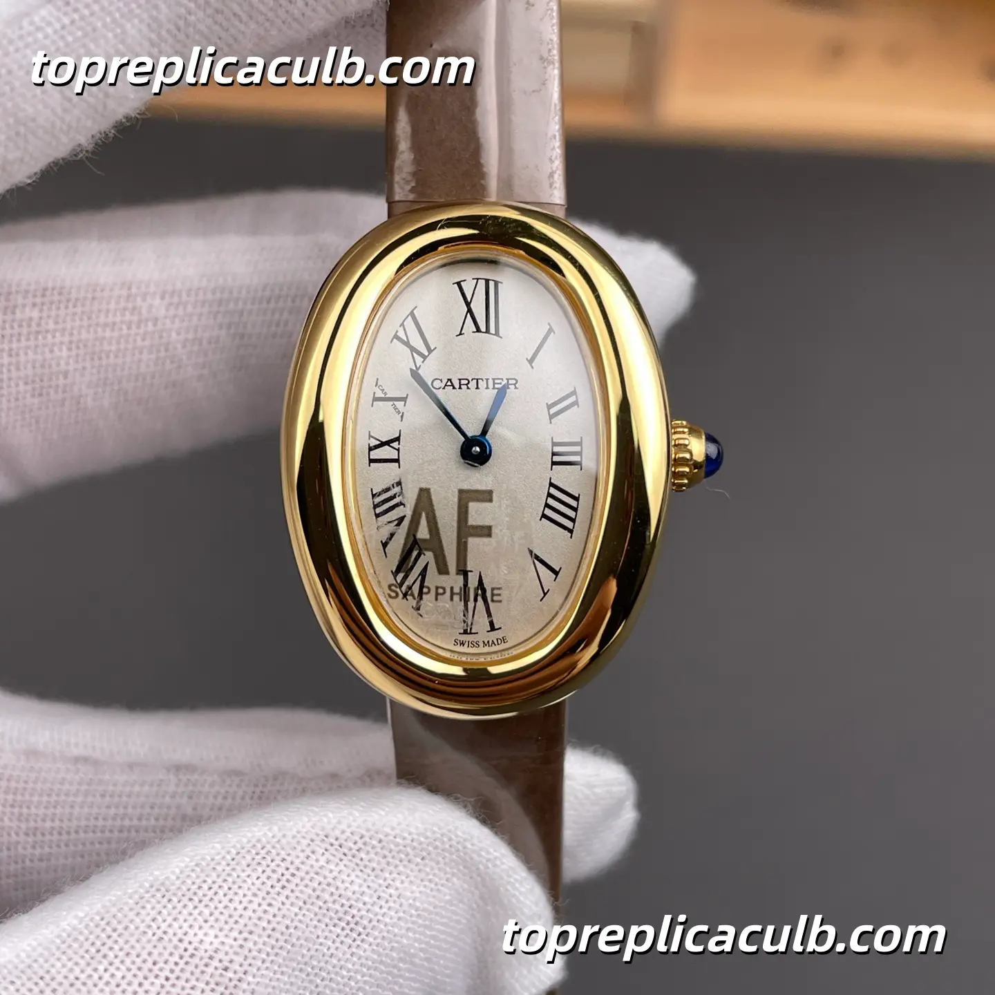 AF Factory Cartier Baignoire Small Model Super Clone Watch Silver Dial WGBA0007 - Image 3