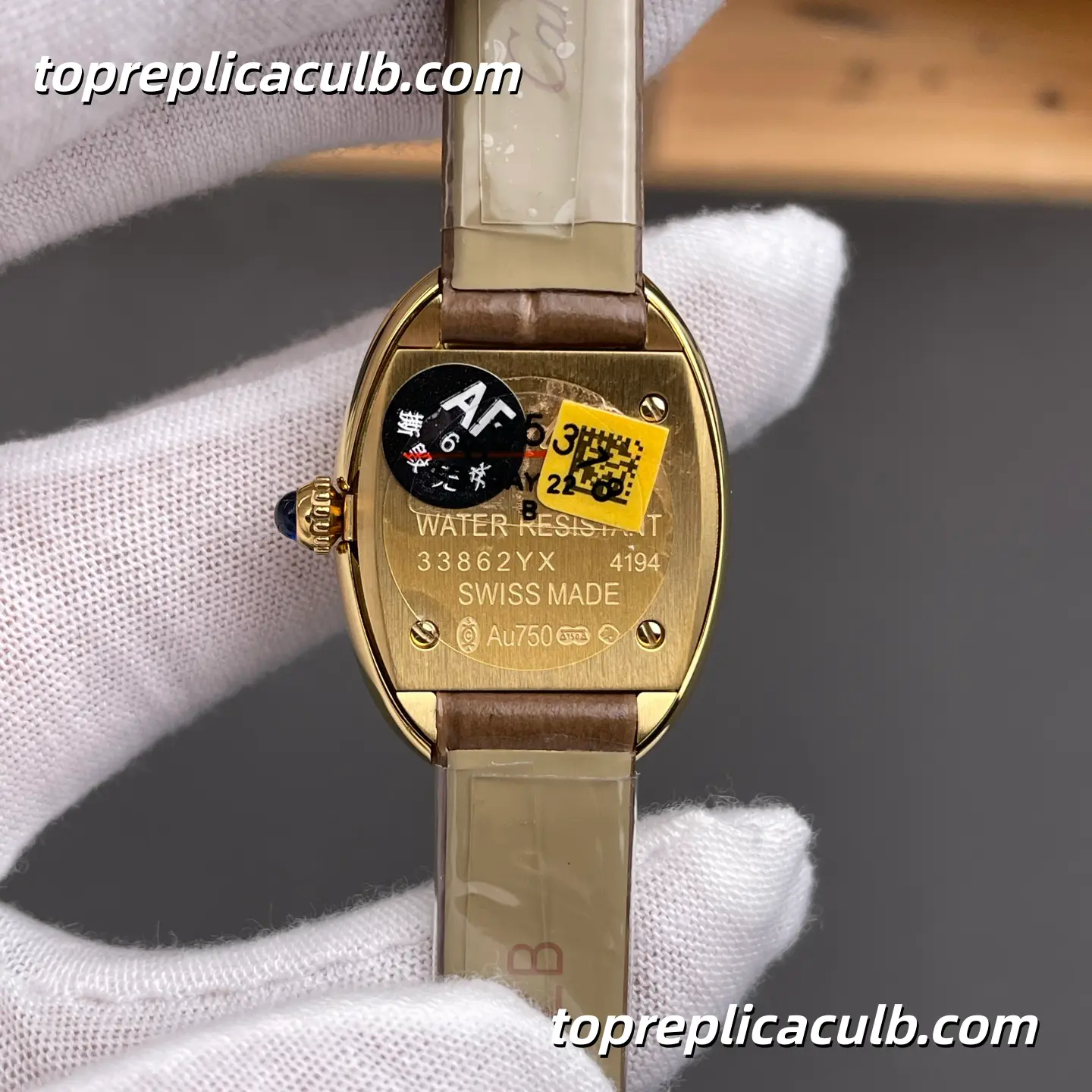 AF Factory Cartier Baignoire Small Model Super Clone Watch Silver Dial WGBA0007 - Image 5