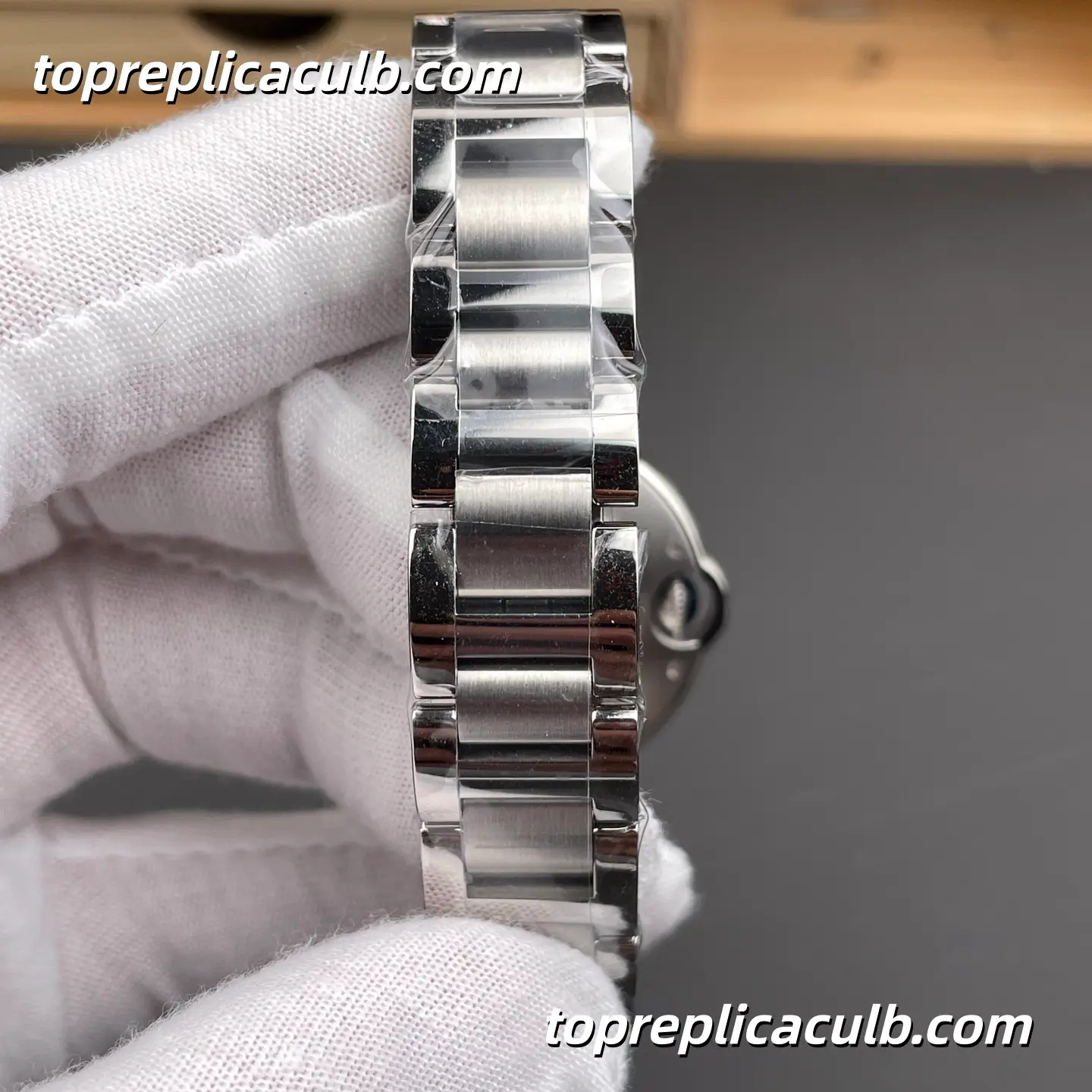 AF Factory Cartier Ballon Bleu Super Clone Watch 33MM Silver Dial W6920071 - Image 9
