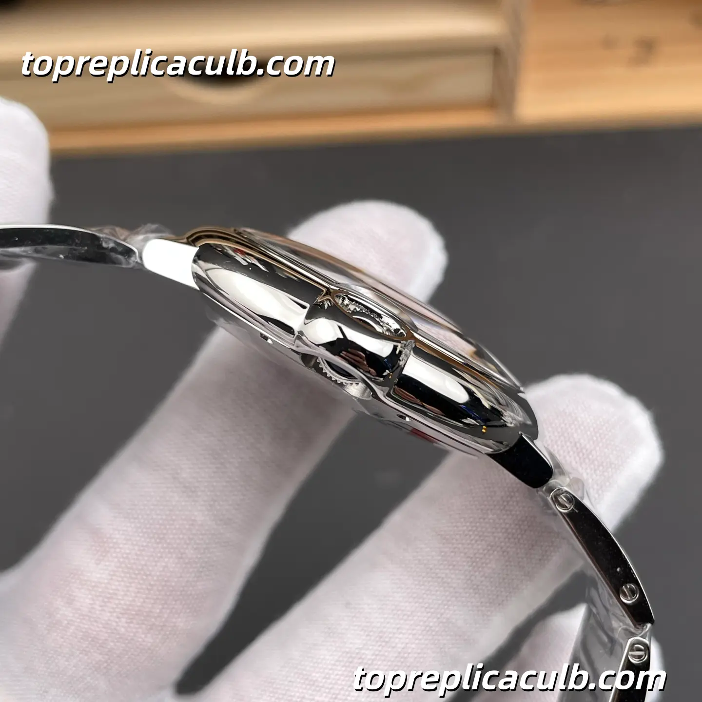 AF Factory Cartier Ballon Bleu Super Clone Watch 42MM Black Dial W6920042 - Image 6