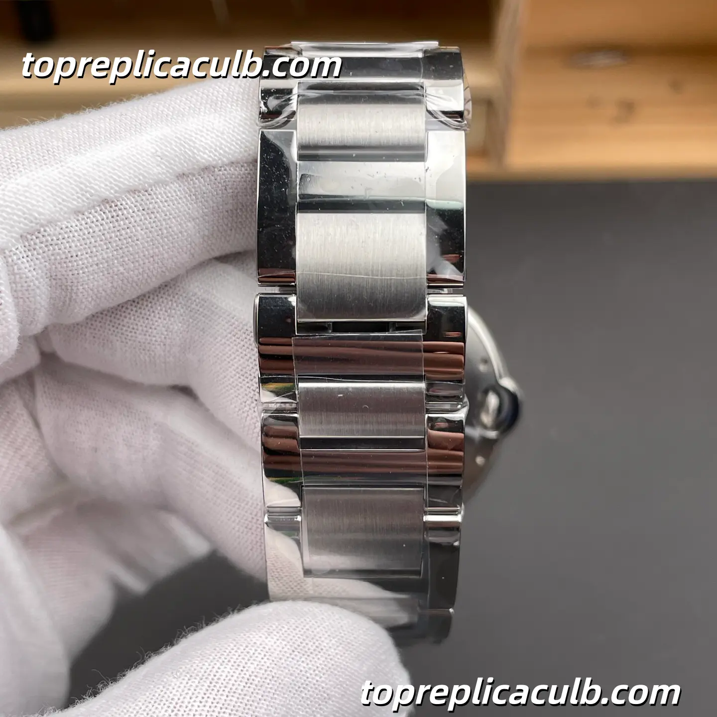 AF Factory Cartier Ballon Bleu Super Clone Watch 42MM Black Dial W6920042 - Image 9