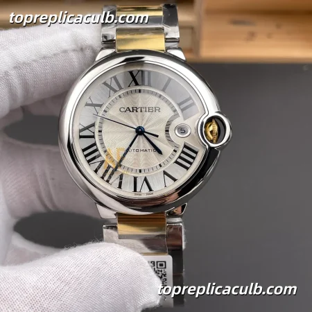 AF Factory Cartier Ballon Bleu Super Clone Watch 42MM Silver Dial W2BB0022