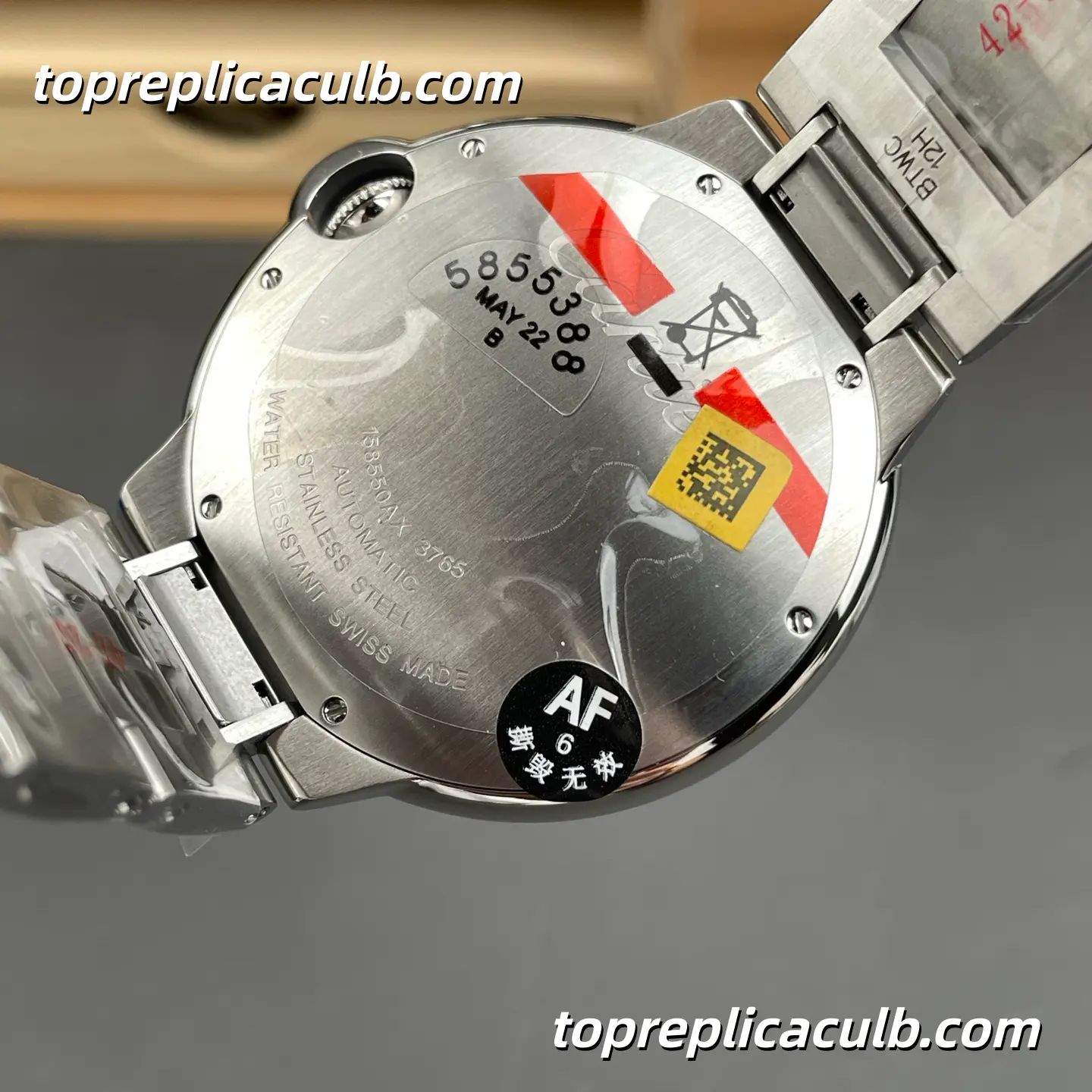 AF Factory Cartier Ballon Bleu Super Clone Watch 42MM Silver Dial WSBB0049 - Image 7