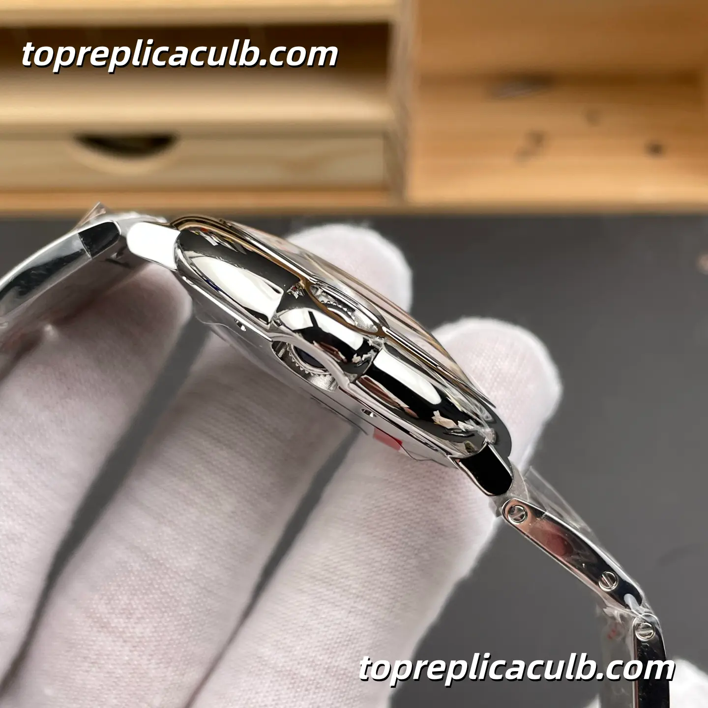 AF Factory Cartier Ballon Bleu Super Clone Watch 42MM Silver Dial WSBB0049 - Image 5
