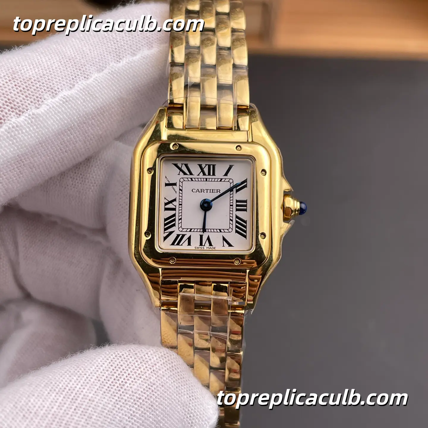 AF Factory Cartier Panthère Small Model Super Clone Watch 22 x 30MM Silver Dial WGPN0006 - Image 3
