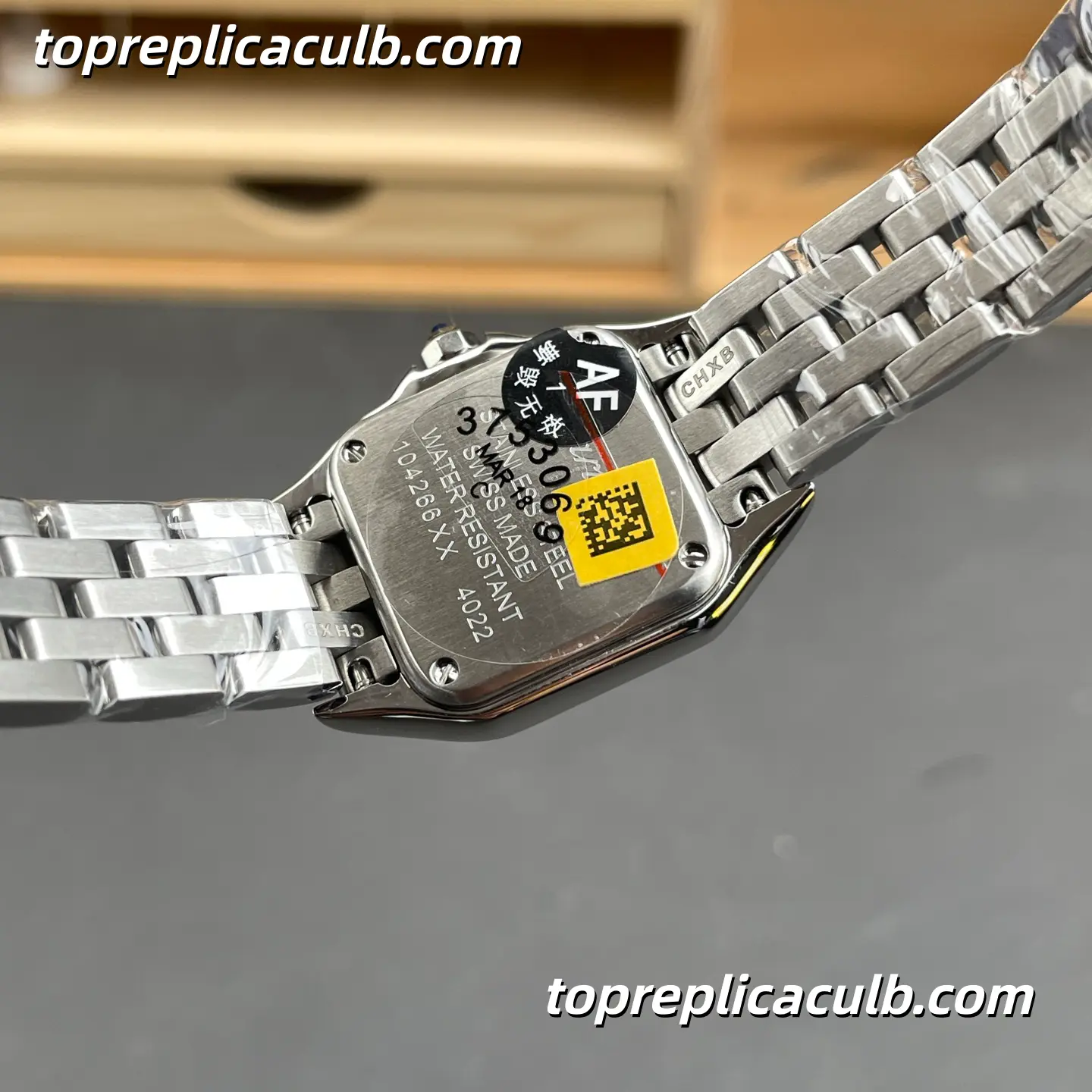 AF Factory Cartier Panthère Small Model Super Clone Watch 23MM Silver Dial WSPN0013 - Image 7
