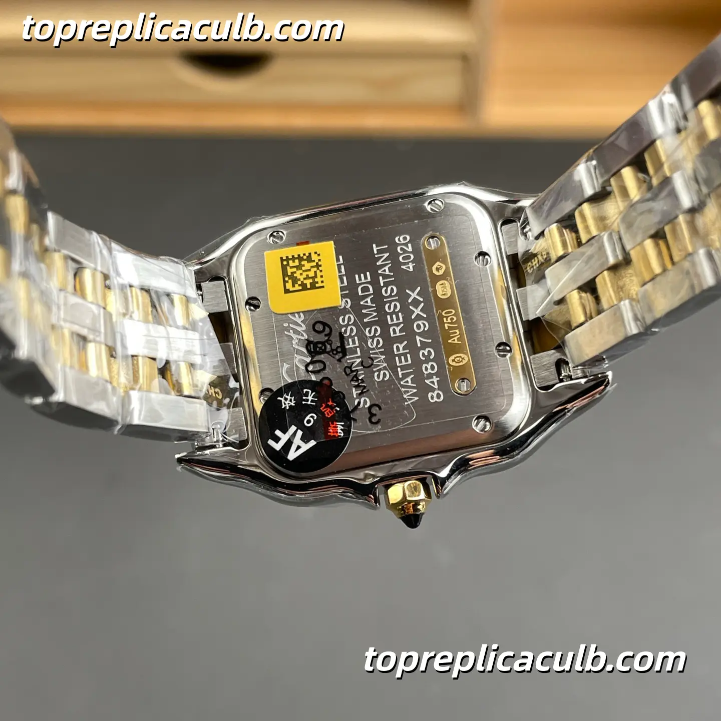 AF Factory Cartier Panthère Small Model Super Clone Watch 27MM Silver Dial W2PN0007 - Image 9