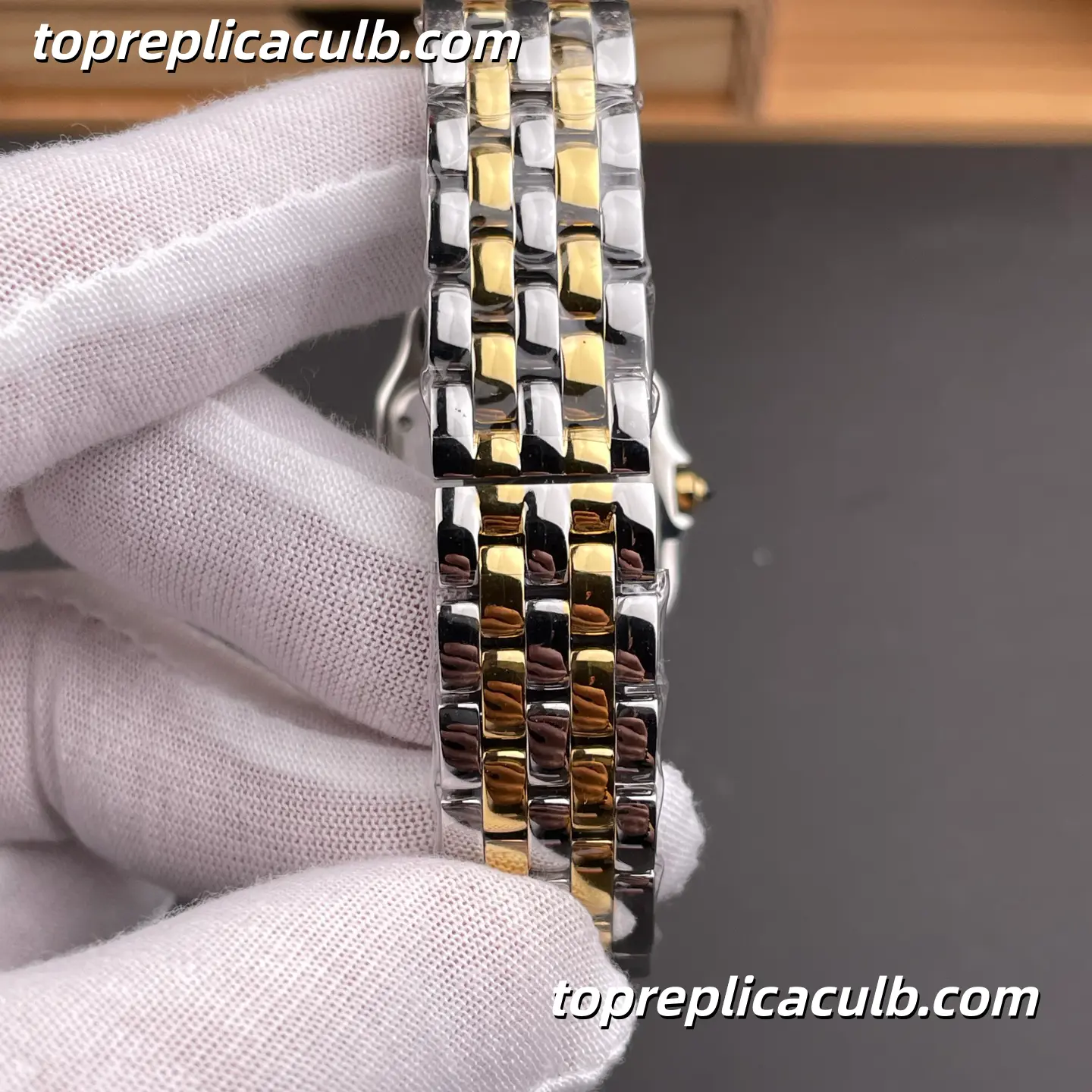 AF Factory Cartier Panthère Small Model Super Clone Watch 27MM Silver Dial W2PN0007 - Image 8