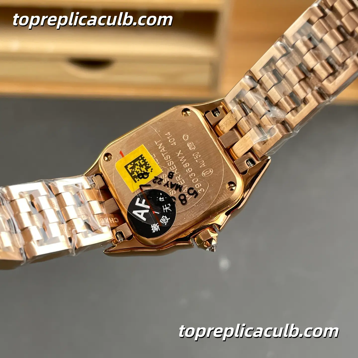 AF Factory Cartier Panthère Small Model Super Clone Watch Silver Dial Diamond Bezel WJPN0009 - Image 7