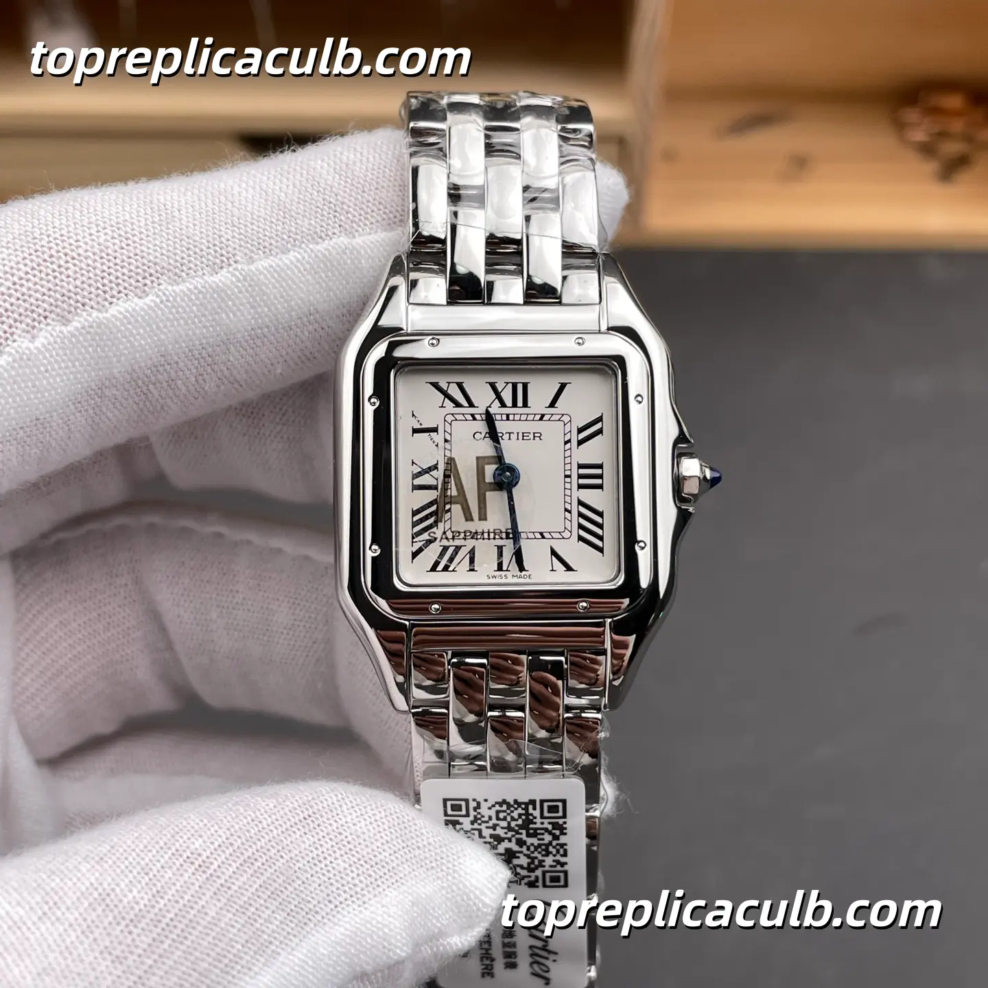 AF Factory Cartier Panthère Super Clone Watch 27MM Silver Dial WSPN0015