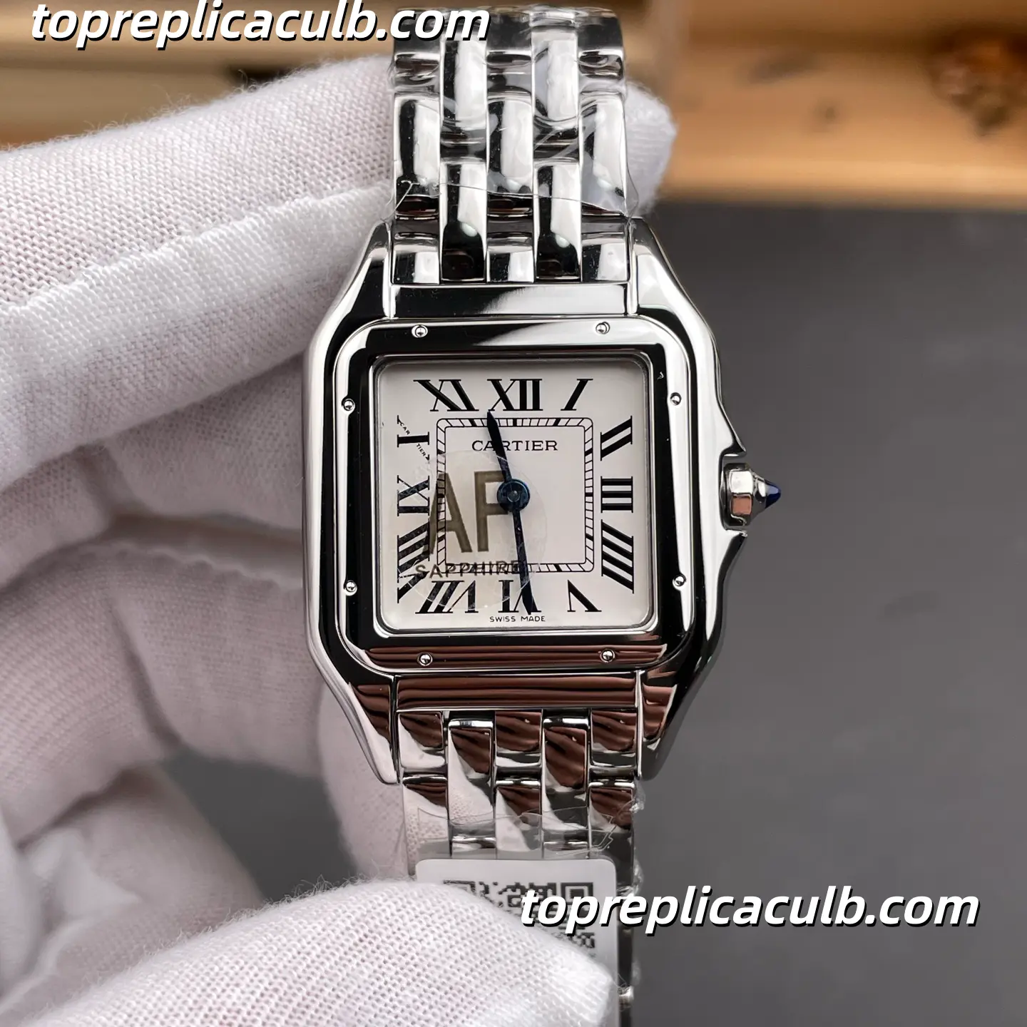 AF Factory Cartier Panthère Super Clone Watch 27MM Silver Dial WSPN0015 - Image 3