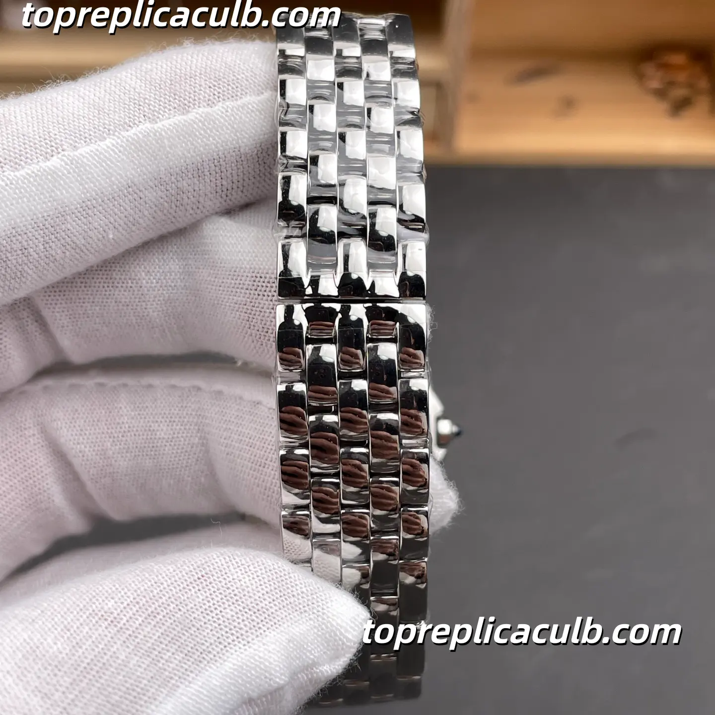 AF Factory Cartier Panthère Super Clone Watch 27MM Silver Dial WSPN0015 - Image 9