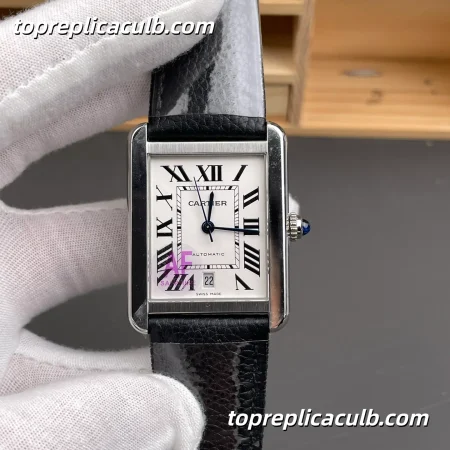 AF Factory Cartier Tank Must Super Clone Watch 31MM Silver Dial WSTA0029
